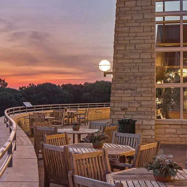 Sunset Terrace at sunset