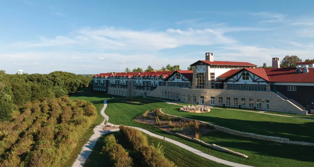 Lied Lodge from above